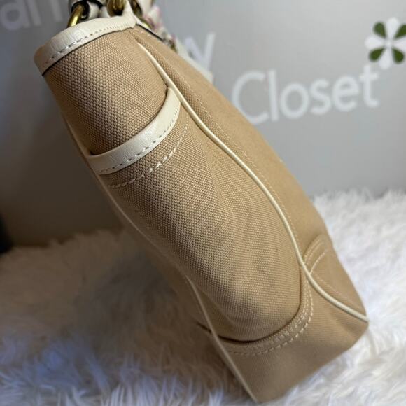 y2k COACH 2008 11791 Heritage Striped Tote Handbag - Picture 10 of 10